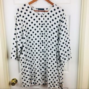Ulla Popken Polka Dot Blouse.